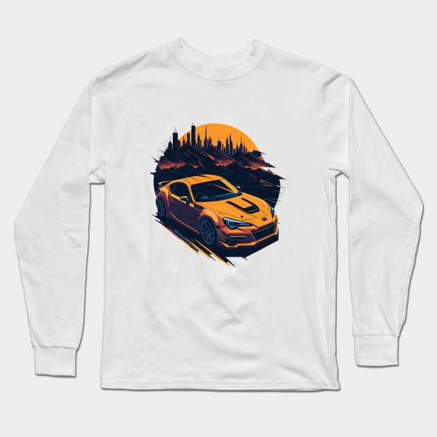 Toyota GT86 Classic Car Long Sleeve T-Shirt by Cruise Dresses